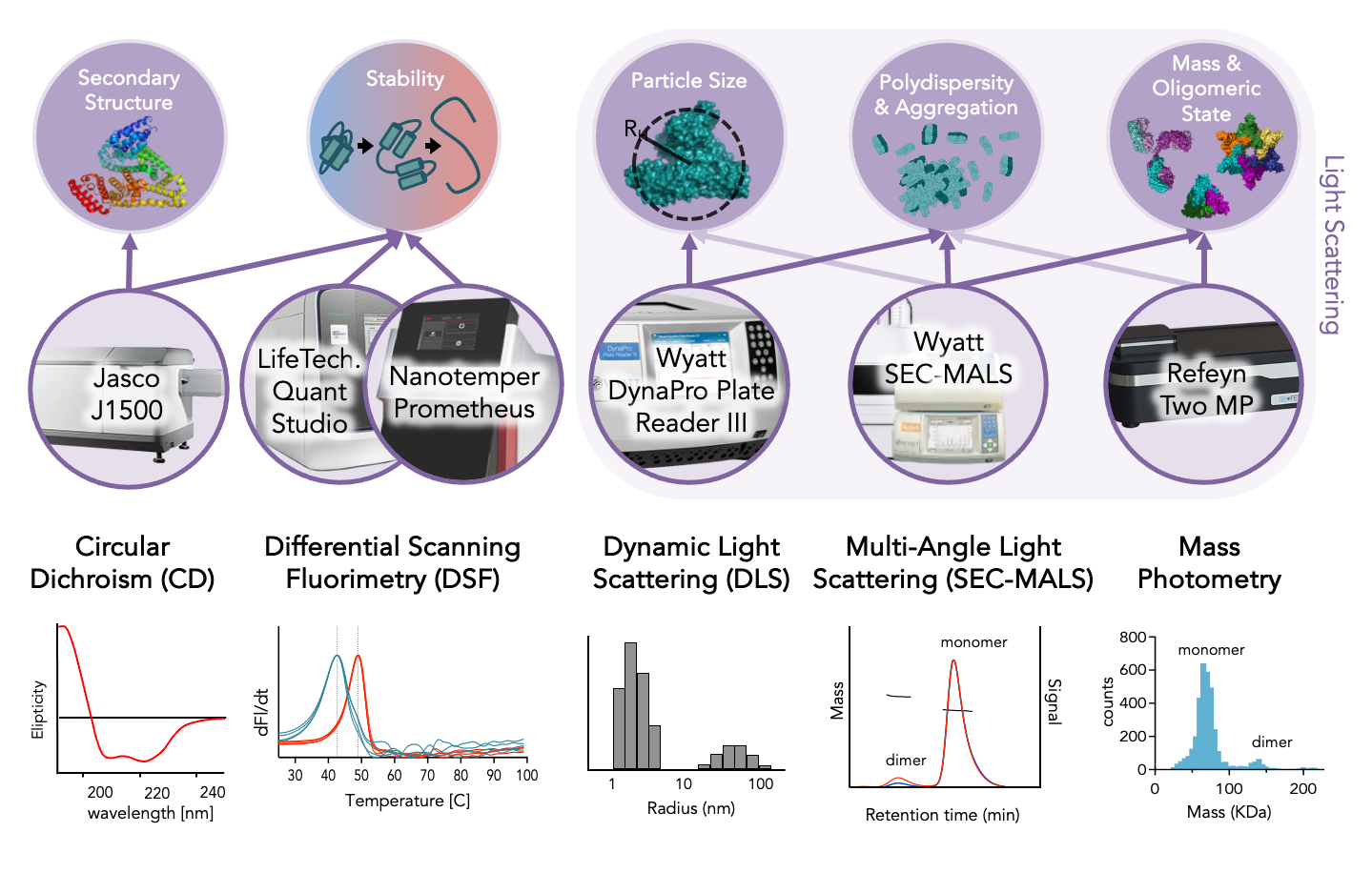 CMI Technologies for Measuring Molecular Properties